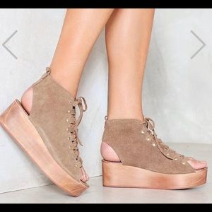 Nasty Gal platforms brand new never worn